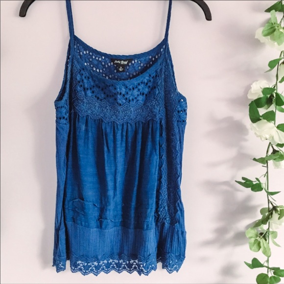 Lucky Brand Tops - 5/$25 Lucky Brand Blue Tank Top